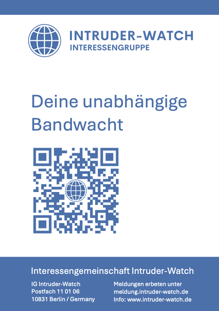 Bandwacht-Flyer